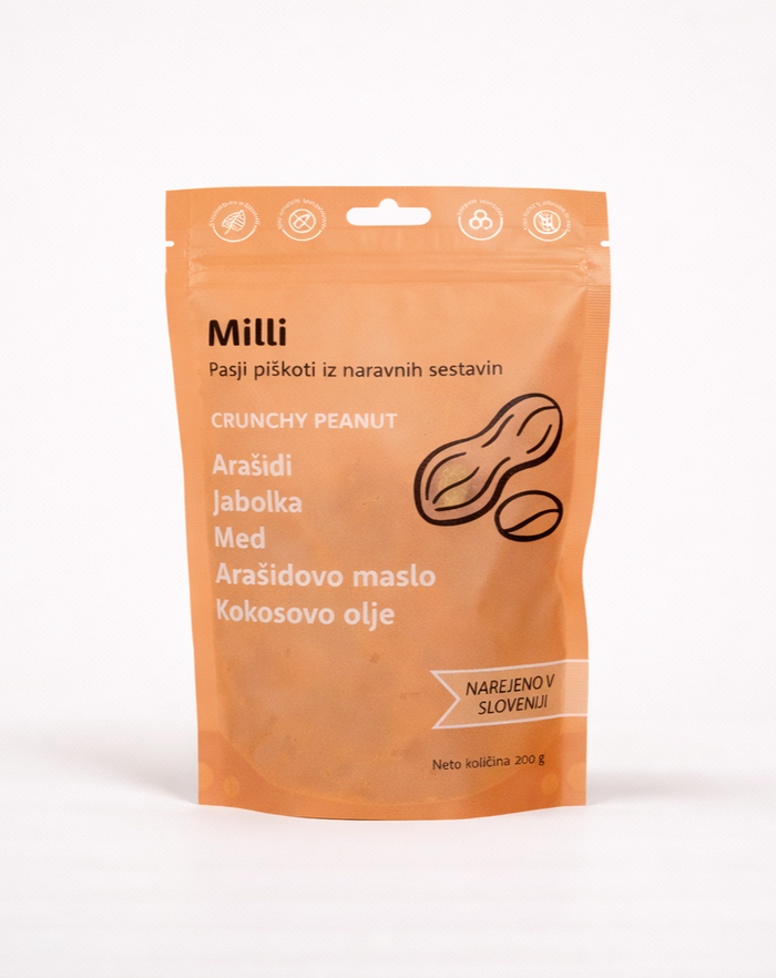 Piškoti Chrunchy peanut - 200g