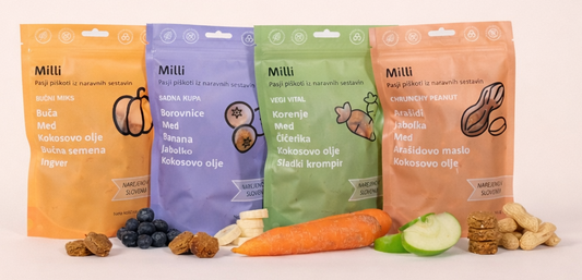Starter paket – 4 okusi Milli piškotov